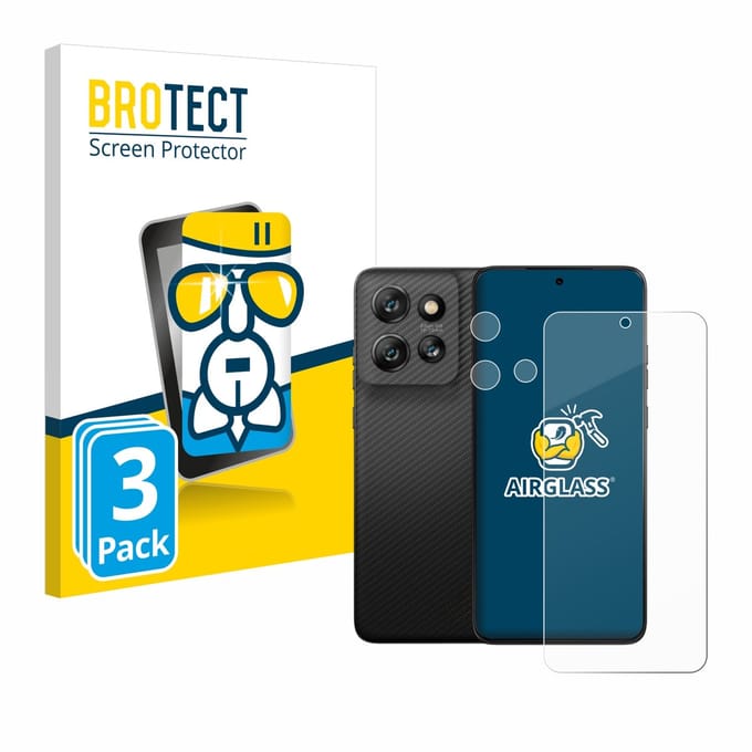 Screenprotector 3 Stuks voor Motorola ThinkPhone 25 (Voor+Camera) Beschermglas transparant