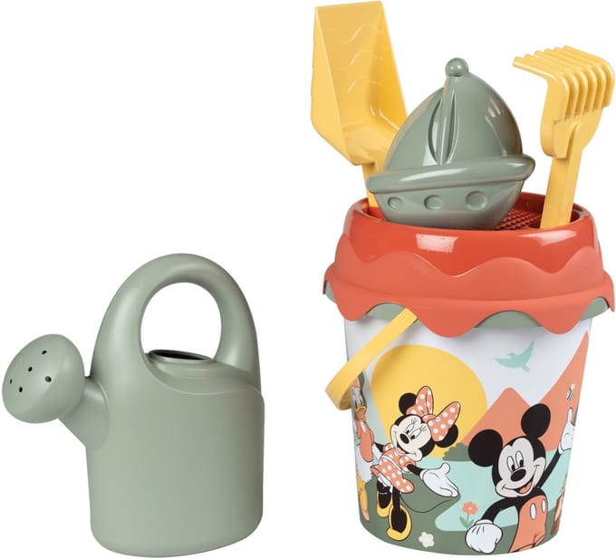 Smoby Groene Emmer Met Zandaccessoires En Bioplastic Gieter - UNI