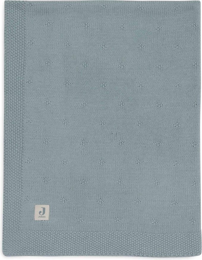 Jollein Deken Wieg 75x100cm Cosy Knit Sea Green