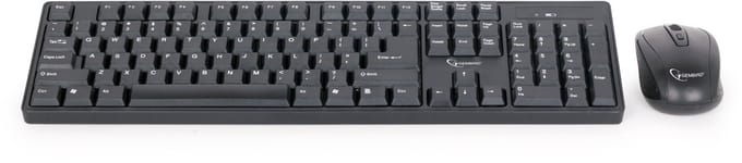 Gembird draadloze toetsenbord- en muisset - stil
