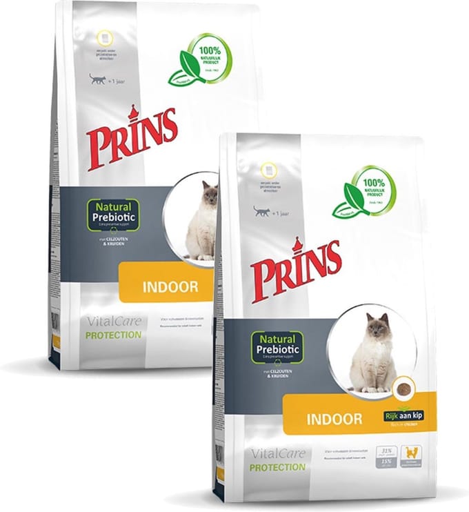 Prins Vitalcare Protection Indoor - Kattenvoer - 2 x 1.5 kg