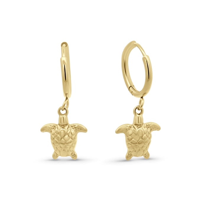 8CE-70615 - CO88 Collection – Oorbellen schildpad – goudkleurig