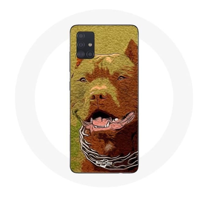 Samsung Galaxy A51 Hoesje Amerikaanse Pit Bull Terrier