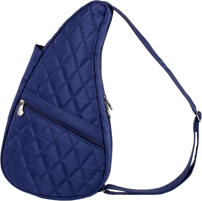 Healthy Back Bag S Polyester Microfibre Navy Quilted