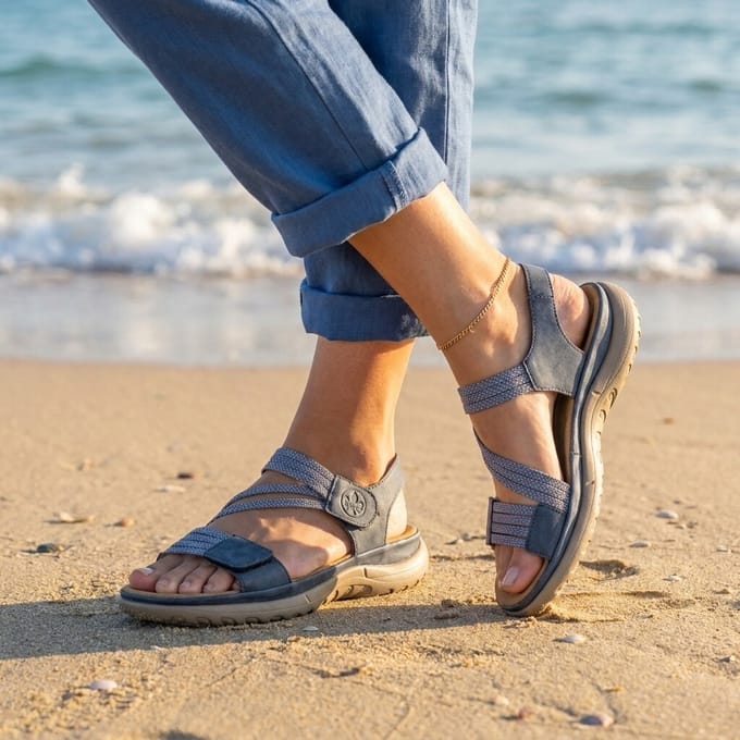 Rieker Rieker Sandalen F blauw