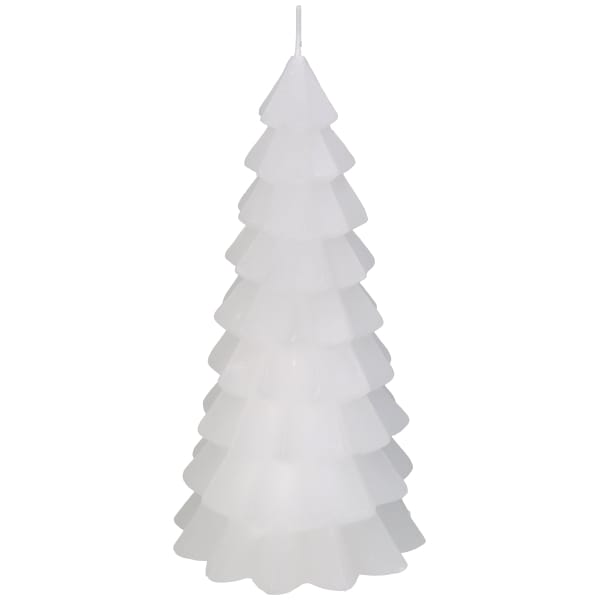 Kaars Boom Wit - 10x10x20cm