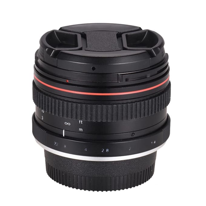 Objectif de caméra à grande ouverture 50mm f/1.4 USM, mise au point anthropomorphe Standard, faible Dispersion pour noir
