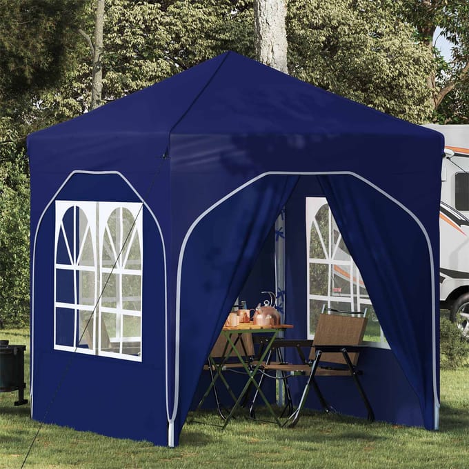 vidaXL - Pop-up - Feesttent - 192 - x - 192 - x - 245 - cm - Blauw