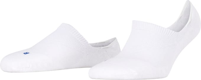 FALKE Cool Kick onzichtbar eenkleurig functioneel materiaal footies dames wit - maat 37-38