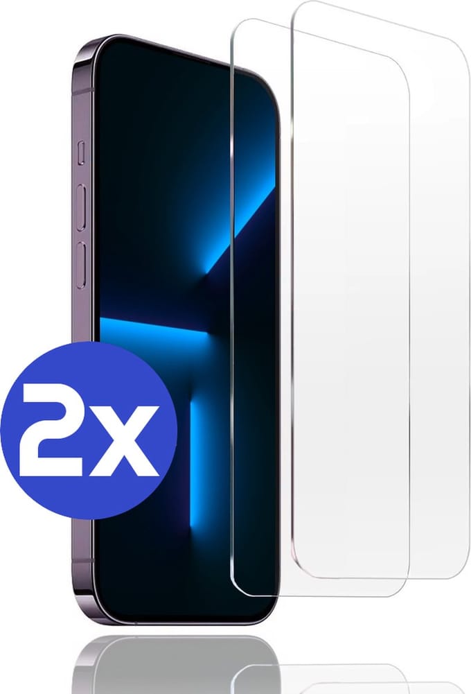Premium Screenprotector Geschikt Voor iPhone 13 / 13 Pro - Gehard Glas - 2 Stuks