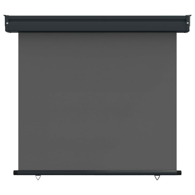 vidaXL - Balkon - Zij - Zonnescherm - 80 - x - 250 - cm - 100% - polyester, - ijzer, - staal