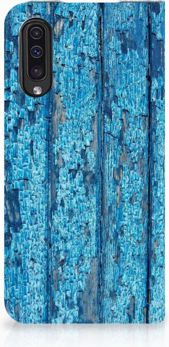 Samsung Galaxy A50 Book Wallet Case Wood Blue