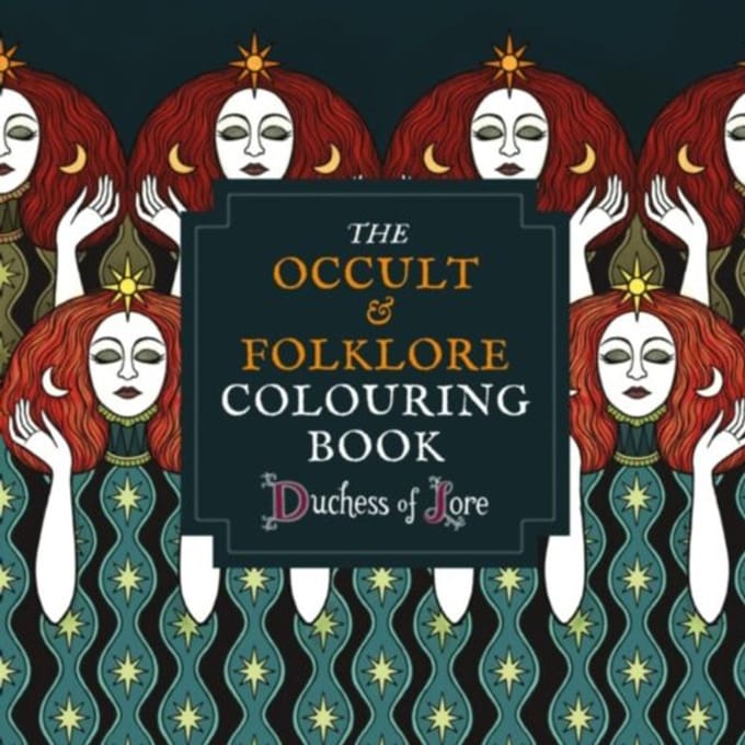 The Occult & Folklore Colouring Book - Duchess of Lore