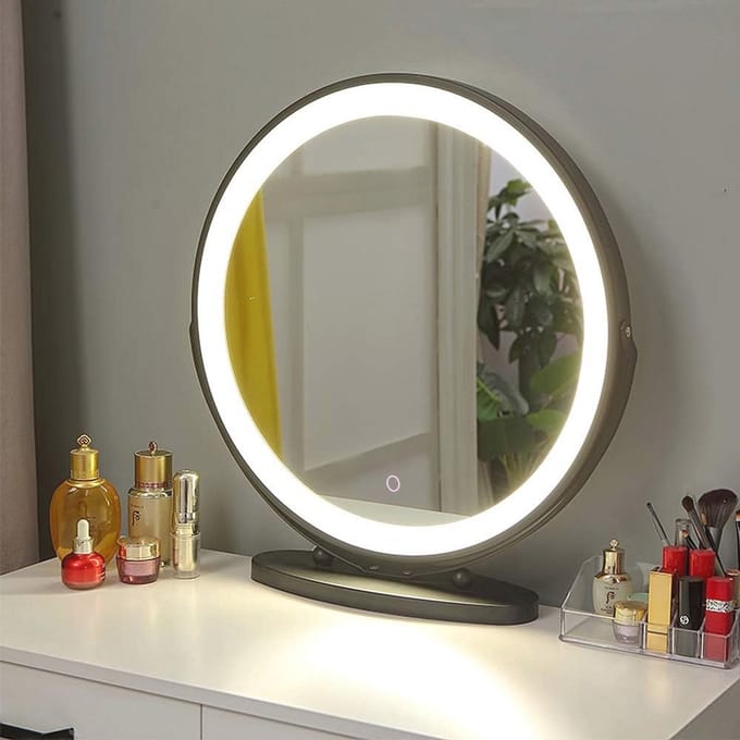 Dimbare Make-Up Spiegel met LED Verlichting - 50 cm