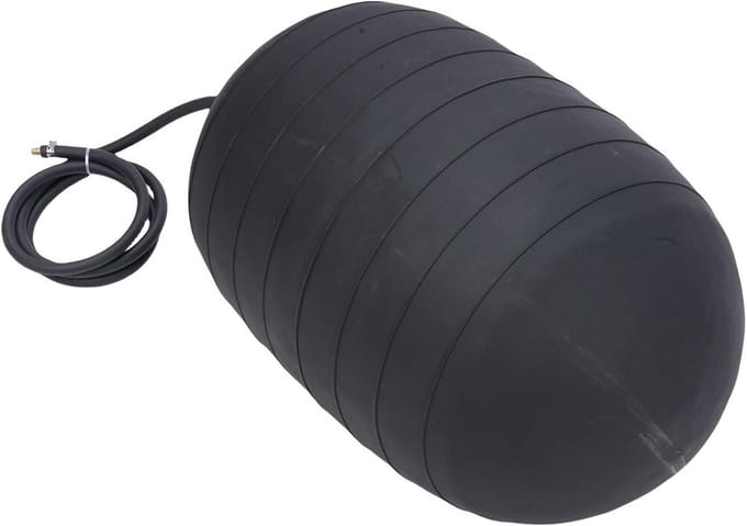 Opblaasbare Pijpplug - Afvoerstop Testbal - Lekdetectie Bouw - Aanpasbare Pasvorm - 42 x 52 cm - Zwart