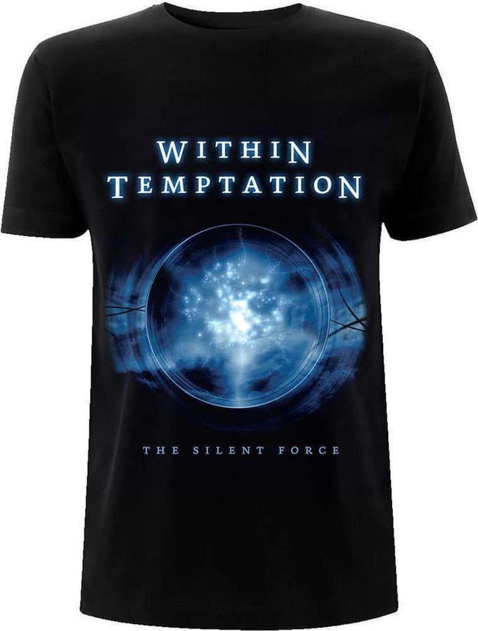 Within Temptation - Silent Force Tracks Heren T-shirt - S - Zwart