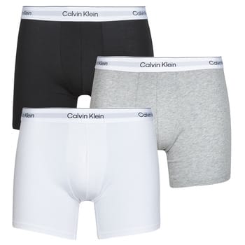 Calvin Klein 3-Pack Boxer Brief Heren Boxers - Zwart/Grijs/Wit - Maat L