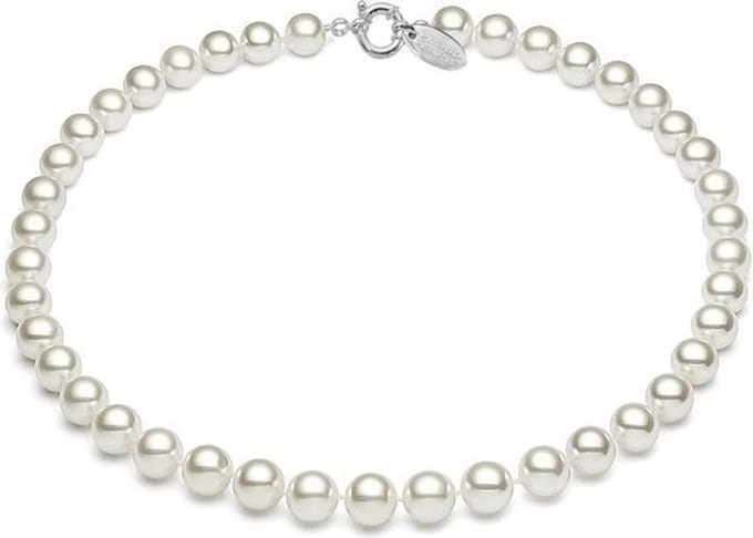 PROUD PEARLS® klassieke parelketting met zilveren sluiting