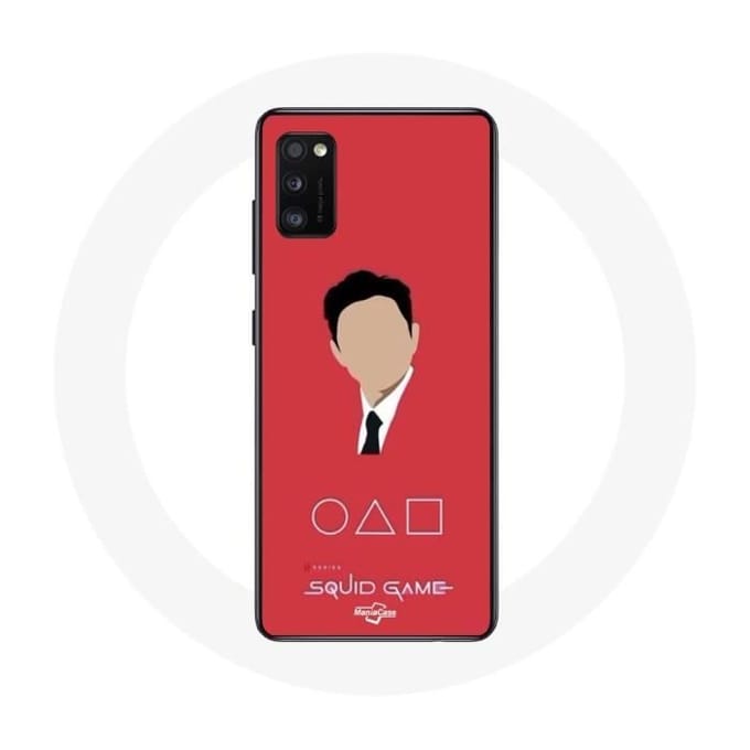Coque - Samsung - Galaxy A41 - Souple - Rouge - Squid Game