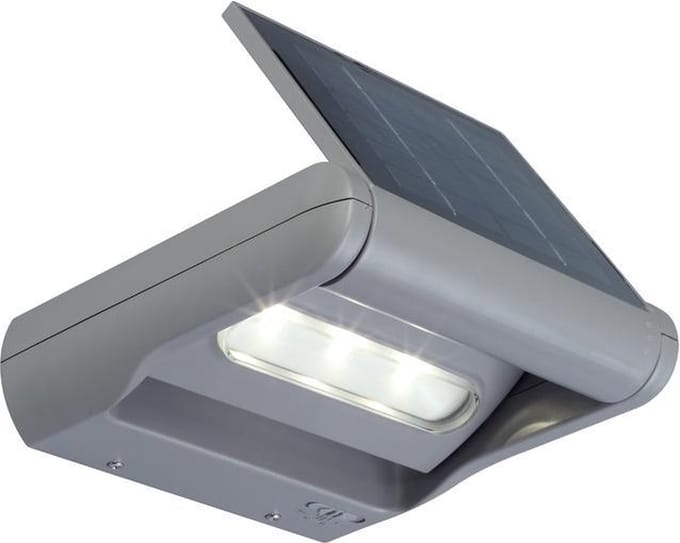 LUTEC Mini Ledspot - Lamp met sensor - LED - Grijs