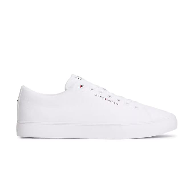 Tommy Hilfiger - Heren Sneakers Harlem Core Canvas - Wit - Maat 48