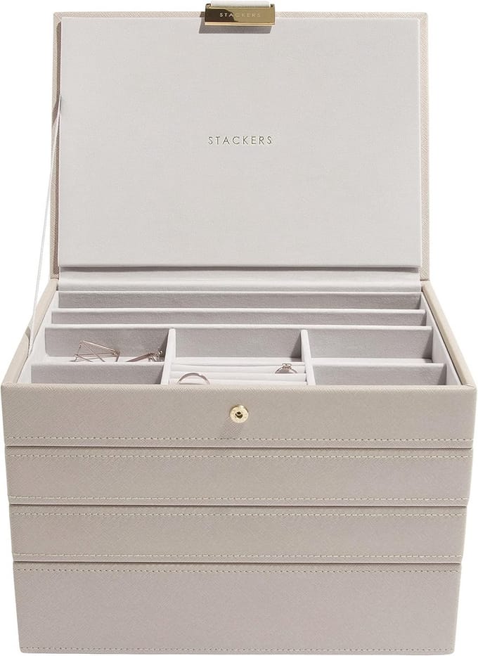 Medium sieradendoosje set van 4 voor sieraden en accessoires