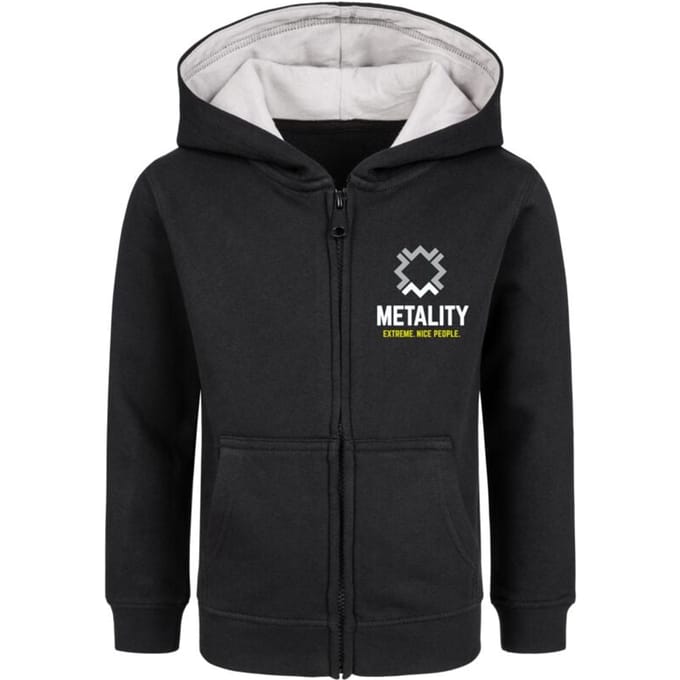 Metality Kinder vesten voor kinderen - Logo - voor Kinderen - zwart