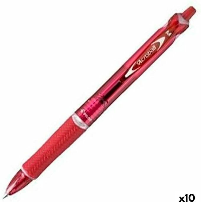 Balpen PILOT Begreen Acroball medium rood | 10 stuks