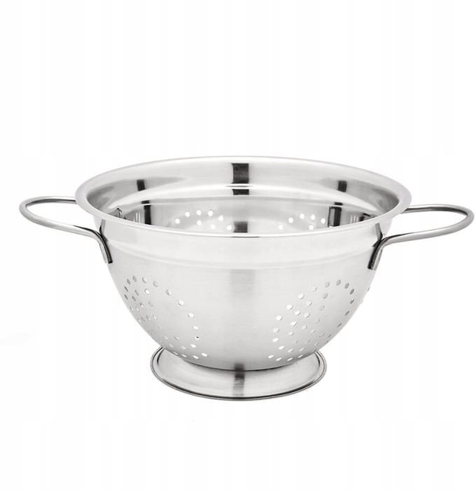 Tadar German RVS Vergiet 24 cm - Keuken Zeef met Handvatten