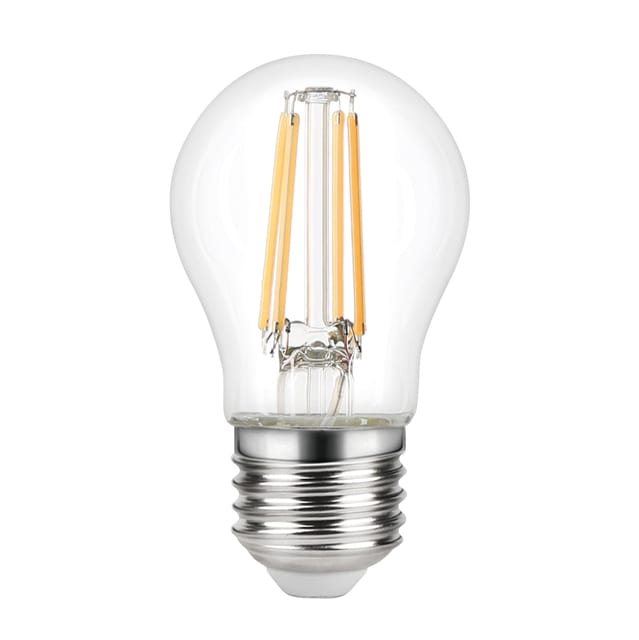Kogellamp - E27 - 3.4W - Extra Warm Wit - 2700K - Dimbaar - Filament - Helder