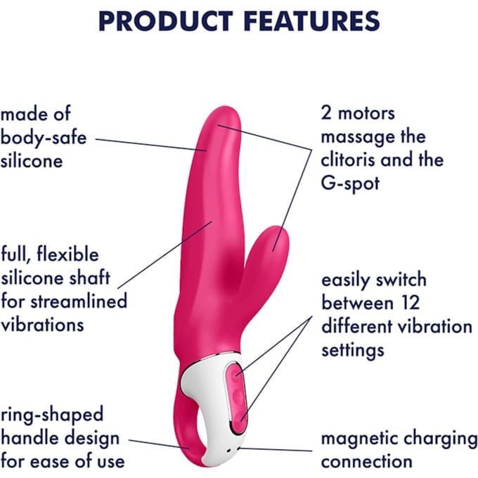 Satisfyer Vibes - Charming Smile, G-spot-vibrator met 12 krachtige vibratieprogramma's, waterdicht, oplaadbaar