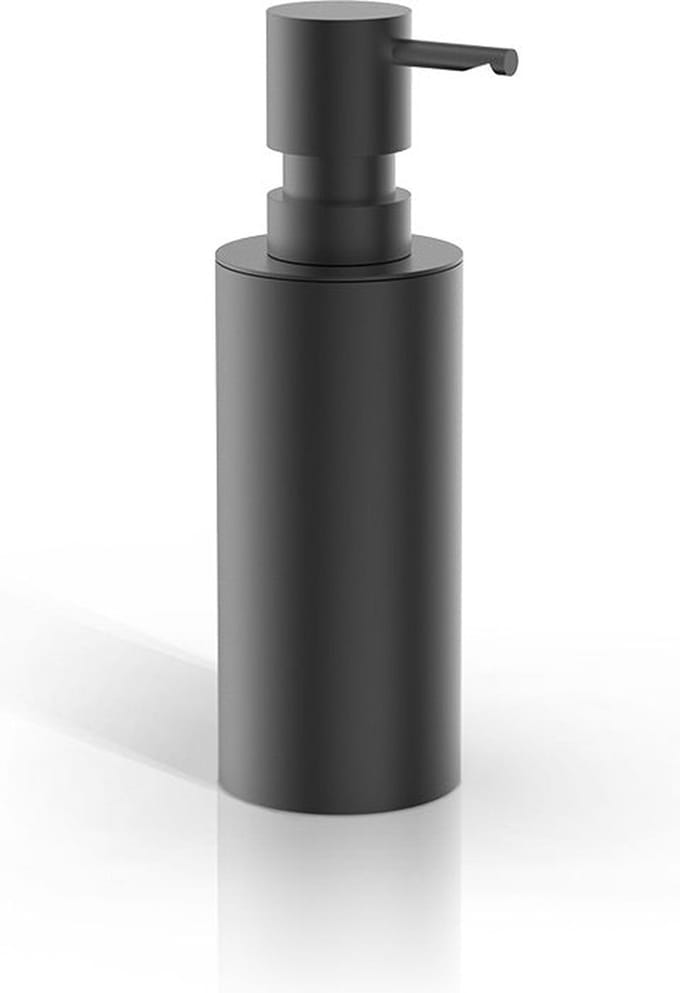 Mikado vrijstaande zeepdispenser mat zwart