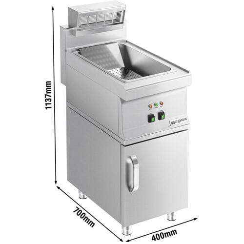 GGM Gastro Edelstahl Unterbau - 400mm - 1 Tür Zilver