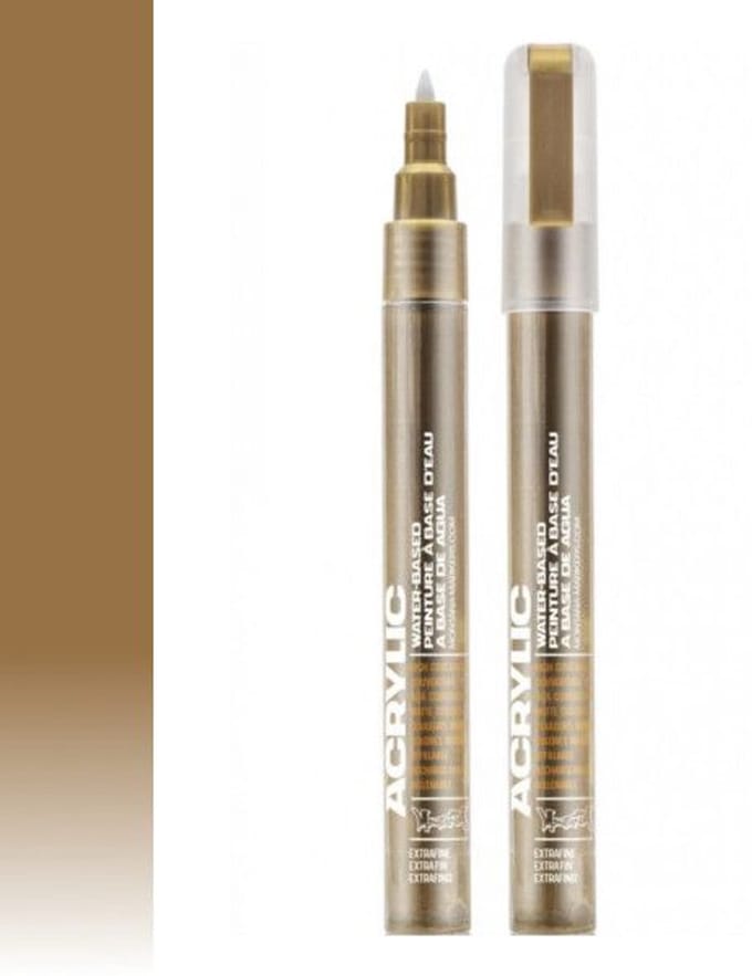 Montana ACRYLIC Marker 0.7 mm Gold Metallic