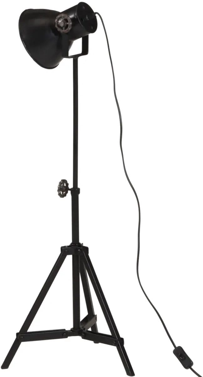 by Mooss - Tafellamp - Zwart - Industrieel - Ijzer - Driepoot - Leeslamp