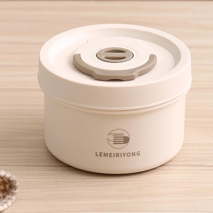 Lunchbox Draagbare geïsoleerde lunchcontainerset Stapelbare Bento roestvrijstalen lunchcontainer white