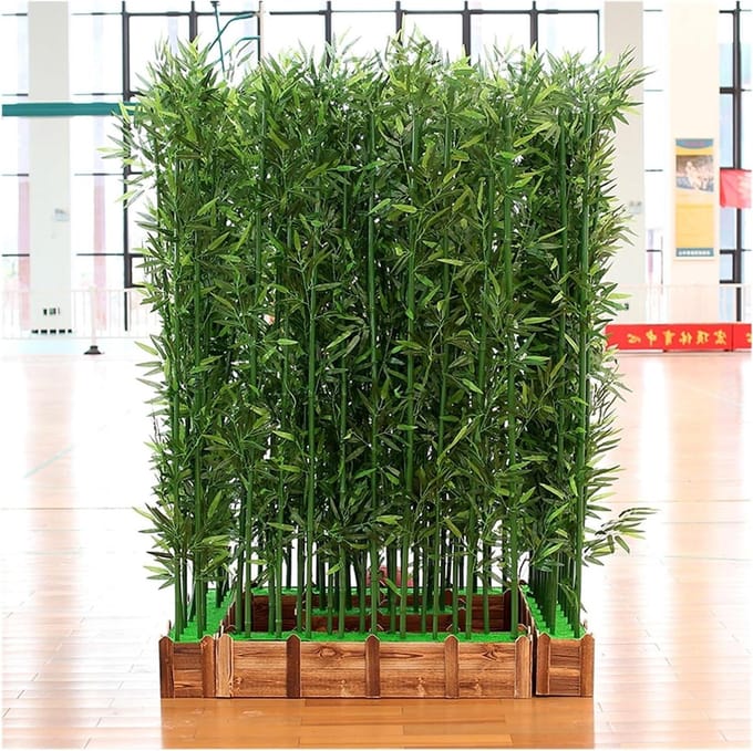 Kunstmatige Bamboe - Nep Plant - Ruimte Decoratie - Weerbestendig Ontwerp - 1 Meter Hoog - Groen