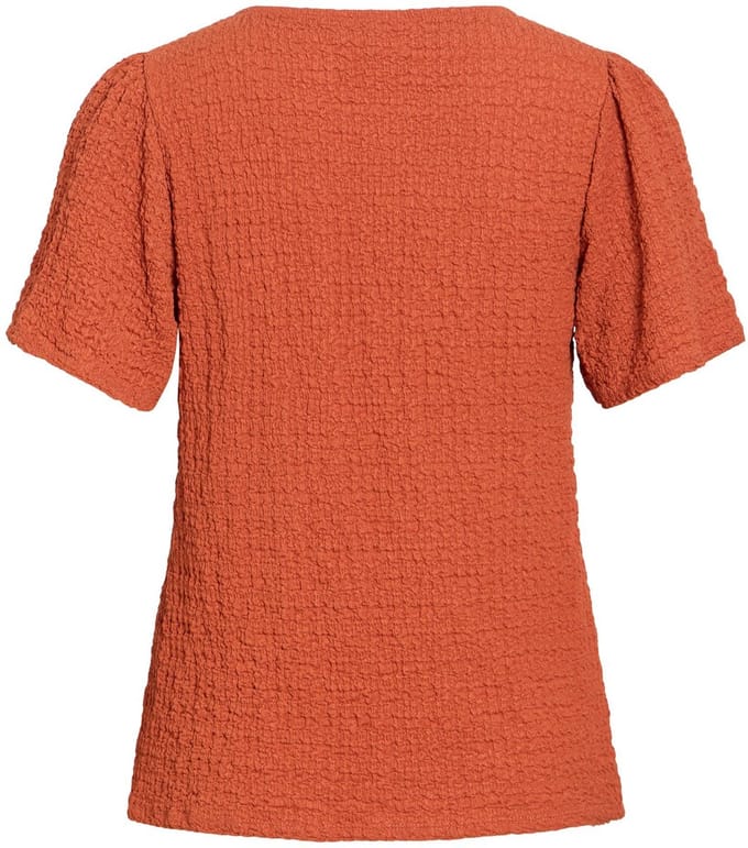 VILA - VILINDAU O-NECK S/S TOP/RC - Dames - Blouses