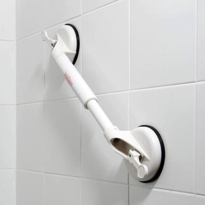 Verstelbare Handgreep met Zuignappen - 65-78 cm