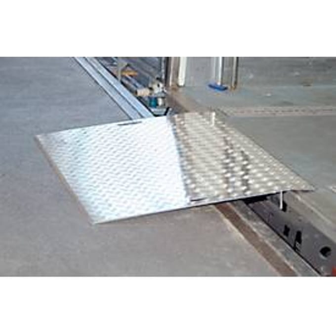 Aluminium laadbrug, 750 x 1250 mm, draagvermogen 1200 kg