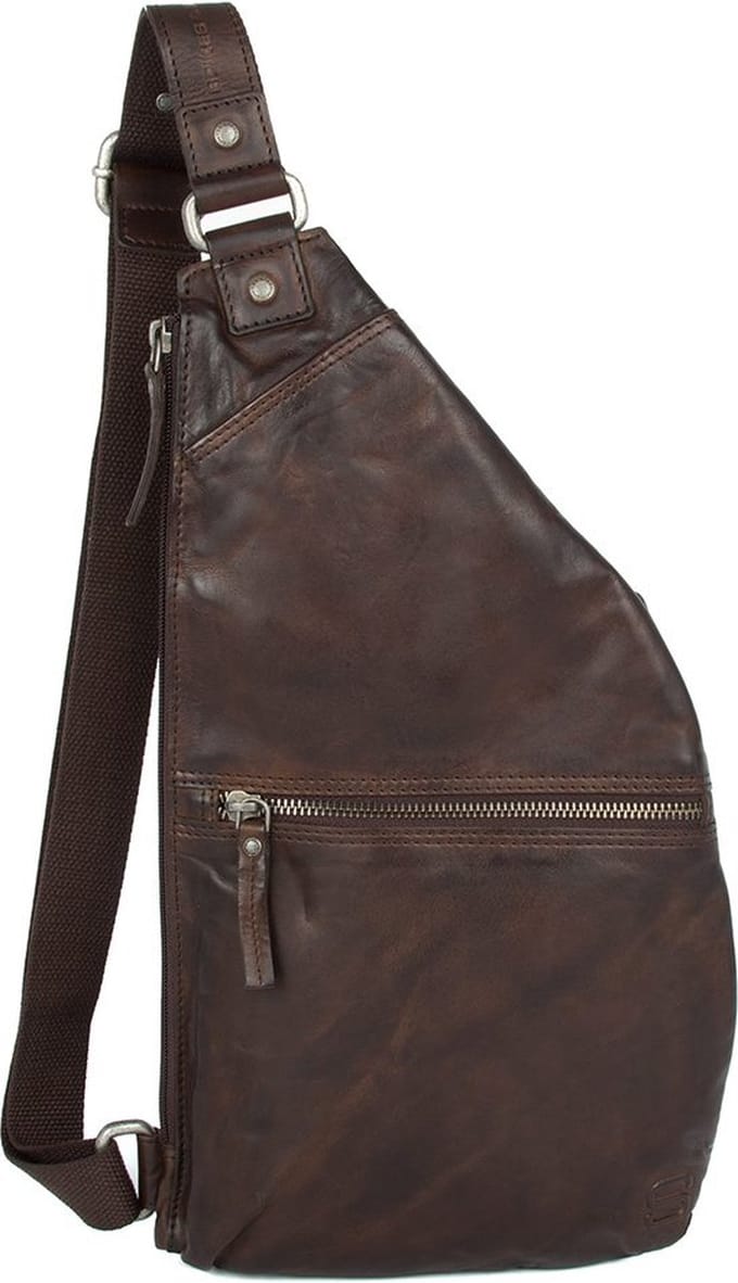 Leren Slingbag - Reese - Donkerbruin