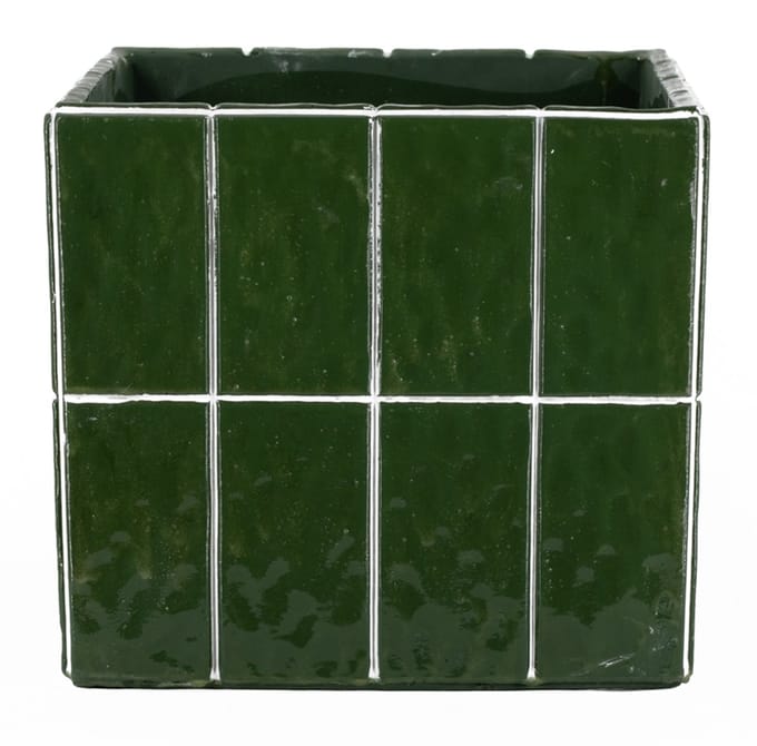 Aardewerk bloempot Moza L