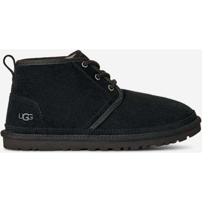 UGG® Neumel for Men in Black, Size 13, Suede/Polyester/Cotton
