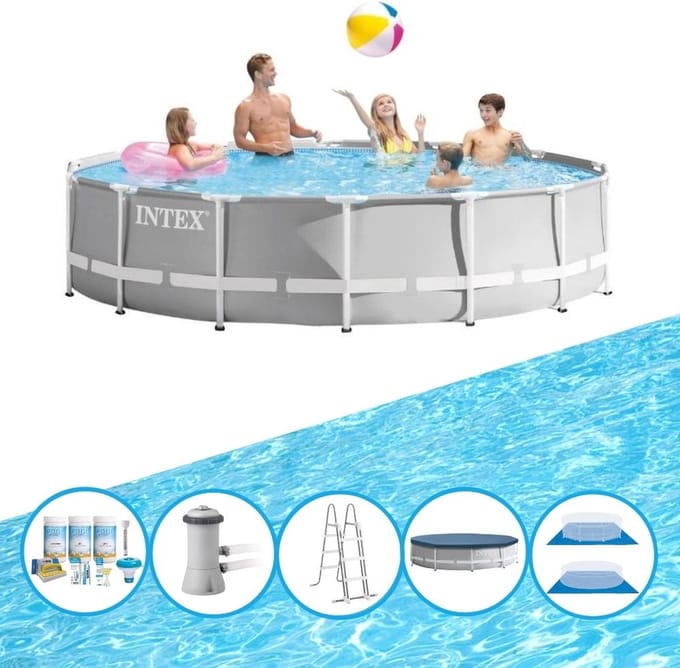 Intex Zwembad Prism Frame - Zwembadpakket - 457x107 cm