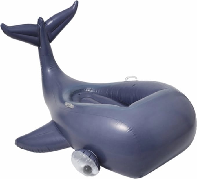 Sunnylife Moby Dick luchtmatras navy