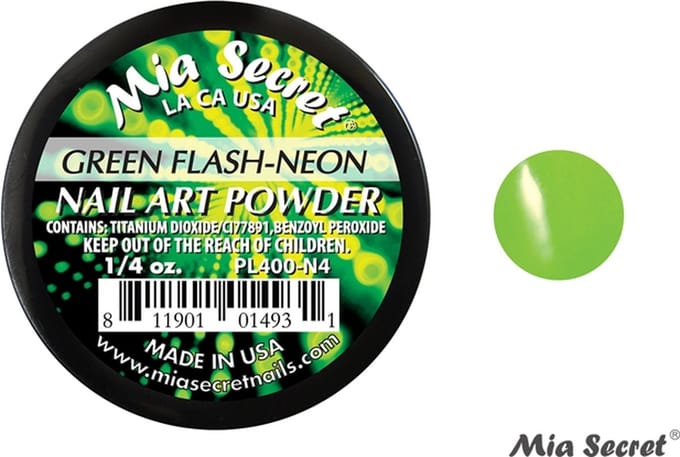 Flash-Neon Acrylpoeder Green