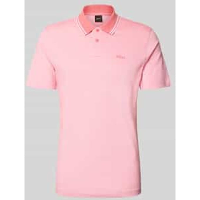 poloshirt korte mouw Boss orange roze