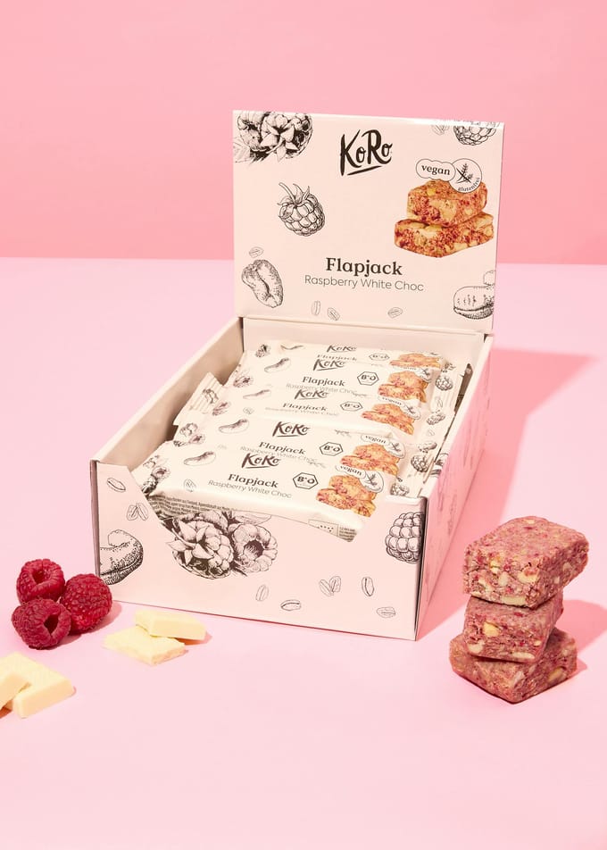 Bio oat bar raspberry white choc 15 x 60 g