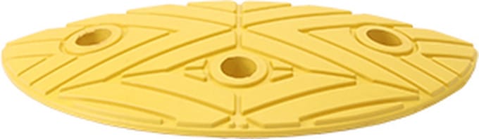 Verkeersdrempel 75 mm hoog Geel