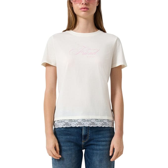 s.Oliver -qs T-shirts Offwhite Taglia: S | Maglie Sportivi Outlet | Donna | Bianco